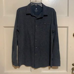 Kuhn Born in the mountains long sleeve button down men’s medium  M